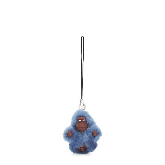 Kipling Sven Extra Small Iconic Monkey Keychain Accessories Blå | DK 1975NW